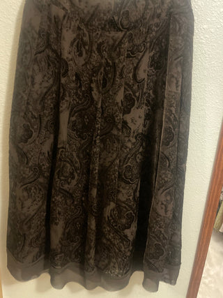 CITY UNLTD Brown Skirt, size 2-RSV