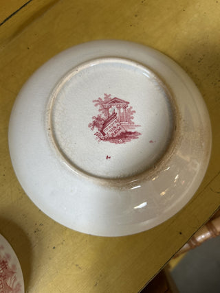 12F Pink Pantheon R&M Bowl & Saucer MTS|70815