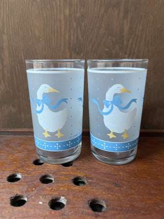 GLASS: 80s goose juice glass SET MTS|76382