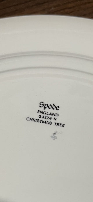 Vintage Spode Christmas Tree Dinner Plates (4) RCD|126419