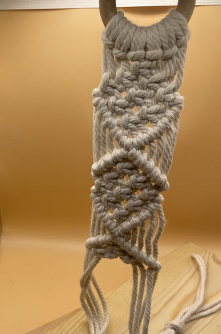 Macrame wall hanging with shelves 0SW RSV