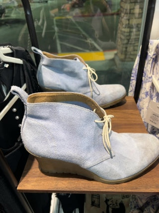 Dr Martens Mandy Suede Wedge Ankle Boots Size 11