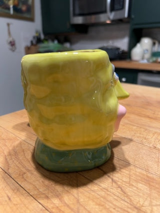 Judie Bomberger Whimsical Face Mug Yellow