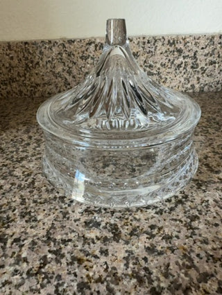 AJ - Crystal Candy Dish with Lid