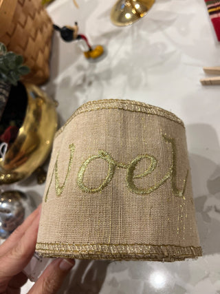 Quality Christmas Ribbon “Peace, Joy, Noel” MTS|140005