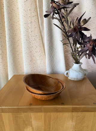 Woven Wood Bowl Set of 2 (LZD - RSV)|108546