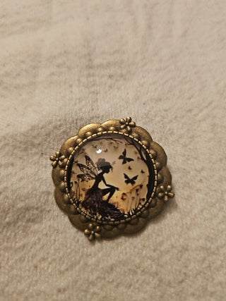 Fairy w/ Butterflies Pin