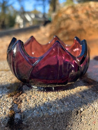 JP Amethyst Lotus Bowl 3.5” x 2.5”