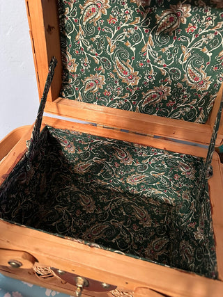 Basket Picnic Lined, Hasp MTS|118503