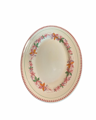 MG Oval serving platter EnglandWood’s Burslem “Doris”