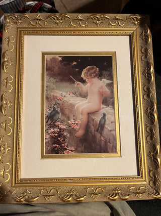 Cherub/Angel Wall Decor 10" x 12".  RSV|130257