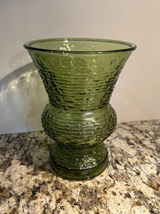 Vintage Olive/Avocado Green Vase   MTS
