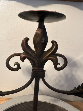 Candle Pillar Candelabra Metal MTS