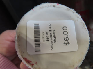 S & P set Glittery Snowmen MTS|126303