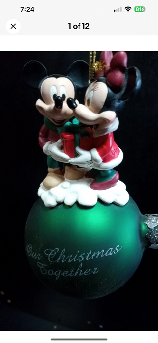 MJ94-VTG Mickey Minnie Our Christmas Together  MTS|134402