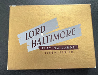 VINTAGE LORD BALTIMORE PLAYING CARDS IN ORIG BOX|52955
