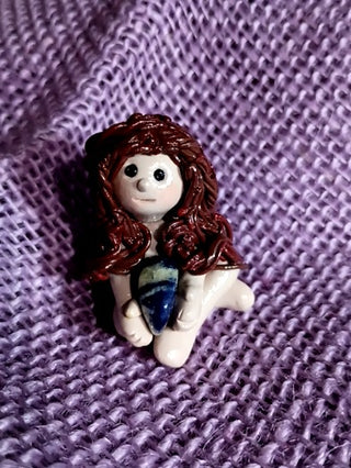 Goddess with Blue Stone