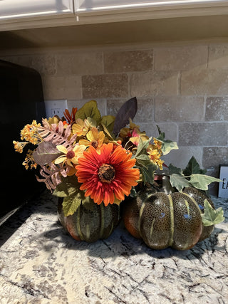 Pumpkin Fall Floral Decor RCD|117922