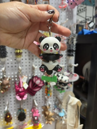 Panda Wiggly Tail Keychain