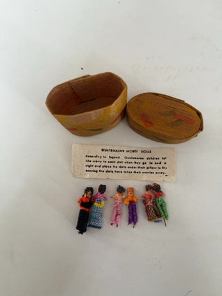 Guatemalan worry dolls