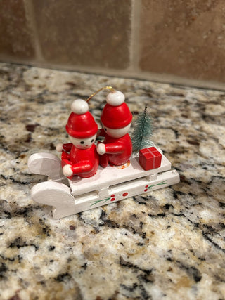 Wooden Sled Ornament   MTS|124900