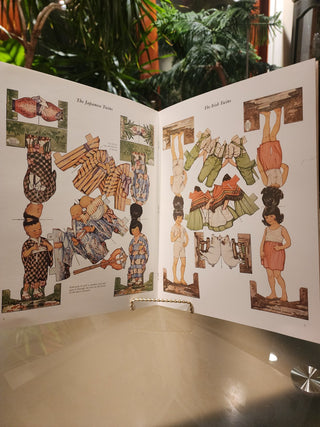 Vtg Paper Dolls Twins Around the World RSV|72180