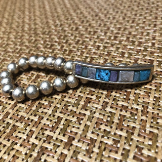 Multicolor Stones Gold Beaded Bracelet RSV|163684