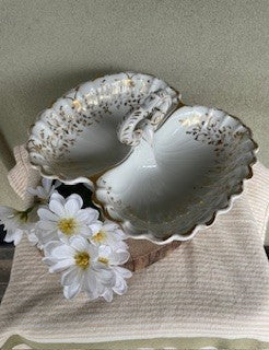 Antique Berlin SPM Porcelain 1800's Divided Dish RCD