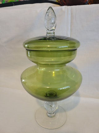 Vintage PairPoint Lidded 1940's Apothecary Jar RCD