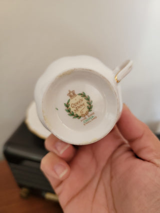 Mixed Set White/Gold Demitasse Tea Cuo|39577