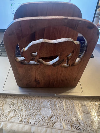 Wooden Horse Napkin Holder #47 VV MTS