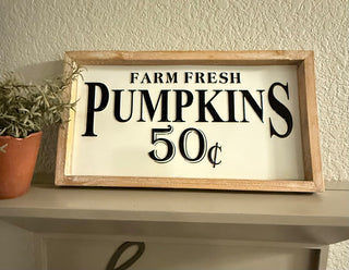 Farm Fresh Pumpkins Sign RSV|127396