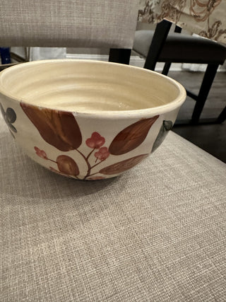 Home Trends "Shadowwood" Pottery Bowl MTS|105084