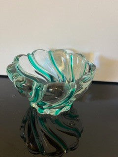 #2204 Marine Blue Stripe Bowl  RSV