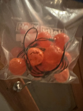 Vintage 10 piece pumpkin string lights #47 VV MTS