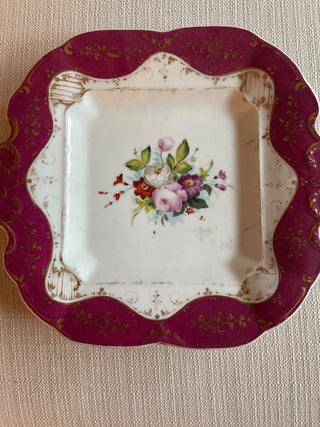 Vintage Decorative plate floral