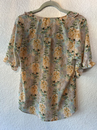12F Floral Blouse Size L RSV|64693