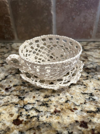 Crochet Teapot and Tea Cup   MTS|125024