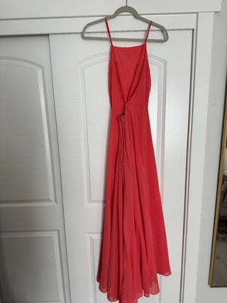 Large - Coral Formal Maxi Dress - RSV Large - Coral Formal Maxi Dress - RSV