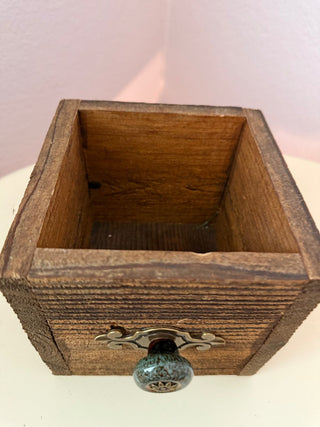 Vintage hardwood box drawer Rcd