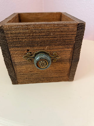 Vintage hardwood box drawer Rcd