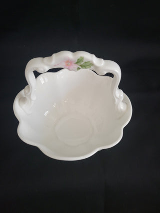 Queens Country Meadow Bone China Basket RCD