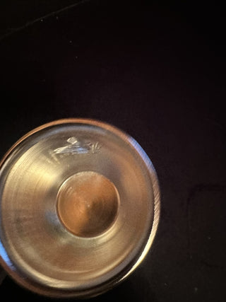 Silver plated child baby's Sippy Cup with Duck and Plastic Lid #62 VV MTS|146291