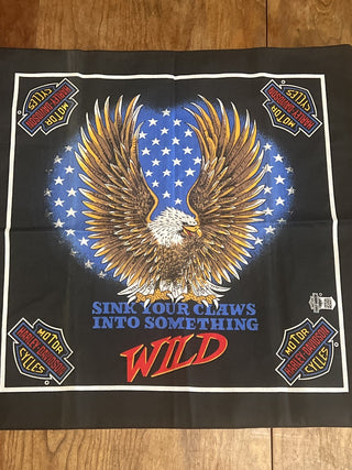 Vintage Harley Davidson sink your clause handkerchief|104974