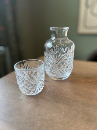 Glass carafe pitcher and tumbler set RSV|61943