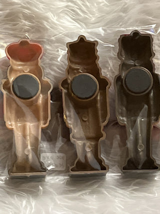 3 Vintage JSNY Christmas Nutcracker Magnets Set RSV|128494