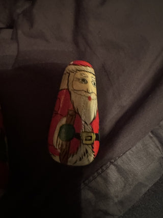 5 Vintage Santa Nesting Dolls # 62 VV MTS|141581