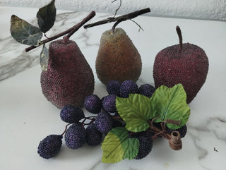 Faux beaded sugar frosted fruit|65749