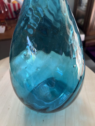 Handblown turquoise Decanter with stopper  RSV|66323