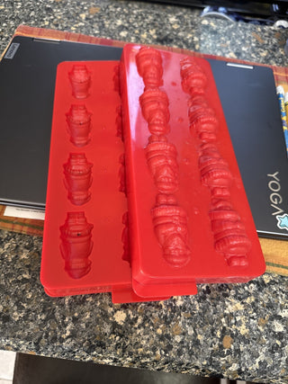 Red Santa Ice Cube Tray - KL RCD